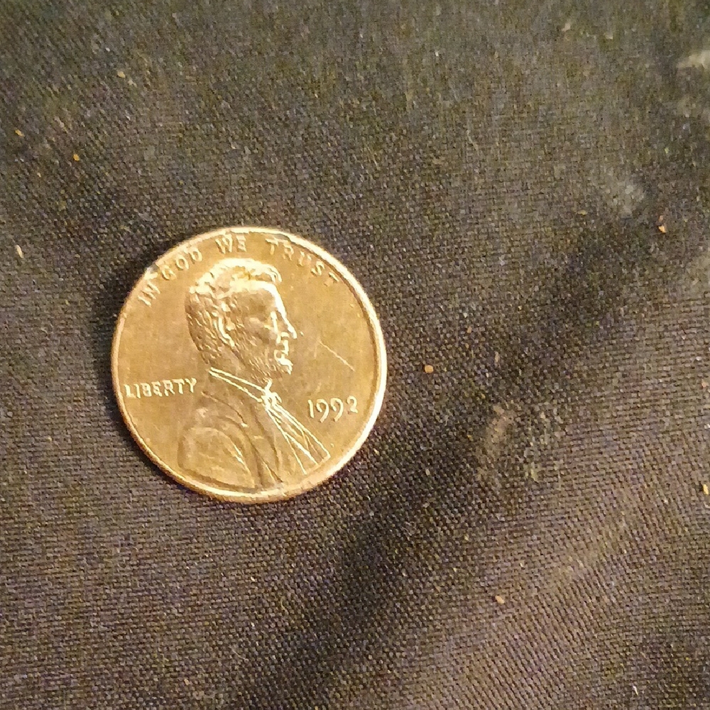 1992 Lincoln Penny Close AM & No Mint Mark Grade Mint State